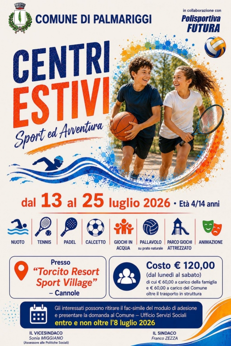 CENTRI ESTIVI 2026